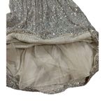 Draper James  RSVP Vneck Sequin Dress in Champagne Sz 4 NEW Photo 6