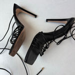 Schutz Women's Leather Sirena Sandal ankle strap heels 8B Photo 5