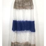 Joan Vass  New York Sleeveless V Neck Ombre Lined Maxi Sundress Sz S Photo 1