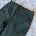 EXPRESS  Olive Green Stretch Dress Leggings | Size Medium Photo 2
