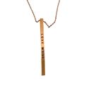 Charming Charlie Love More Rose Gold Chain Bar Necklace Bundle Photo 4