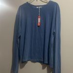 Sundry Sunday by Anthropology Blue Wash NWT long sleeve top Photo 1