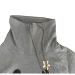 Disney  Women's Blue Cowl Neck Mickey Long Sleeves Cozy Warm Sweatshirt SZ M Photo 10