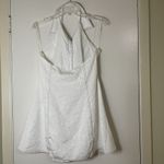 NEW! Showpo Jessica halter mini dress open back white button front US 8 Photo 6
