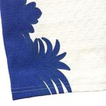 LF new Mika & Gala ༄ Textured Leaf Print Mini Skirt ༄ Jewel Tone Cobalt + White Photo 6