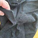 SheIn Black Corduroy Overall Dress Size Small Side Zip Photo 8