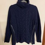 See By Chloe  Dark Blue Cable Knit Sweater Photo 2