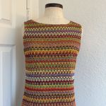 Y2k rainbow knit mini dress Green Photo 6
