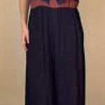 ANYHRO | CORY LYN CALTER Black + Rust Sleeveless Romper Size M Photo 0