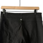 Lululemon Black Crop Pants Trousers Tensile Strength Wide Leg Women's Size 8 Photo 2