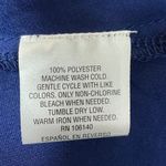 Maison Jules  Striped Blue Floral Sleeveless A Line Women's Dress Size Medium Photo 8