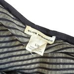 Club Monaco Striped One Shoulder Zuwema Sweater Chandails in Navy, Size L Photo 3