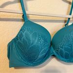 Auden Turquoise Lace The Icon Bra Blue Size undefined Photo 1