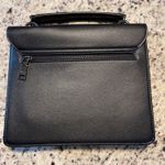 Badgley Mischka Black Top Handle Bag Satchel Structured Handbag Purse Photo 1