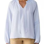 Sanctuary Social Standard by  Tallie Long Sleeve Breathable Peasant flowy Top L Photo 0