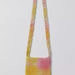 Urban Outfitters NEW  Woven Neck Tassel Fringe Multicolor Knit Crossbody Pouch Photo 9