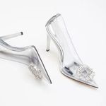 Good American NIB NEW  Cinder-F*cking-Rella Pumps SZ 9 Photo 2