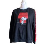 PEANUTS women's size large New York sweatshirt size large, snoopy Black Photo 0