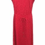 Studio One New York Sleeveless Dress, Dark Pink, Large Photo 0
