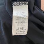 Rainbow Sandals Rainbow Made in USA Whimsygoth Vintage 90s Black Floral Lace Peplum Top L Photo 7