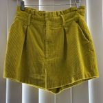 Forever 21 Lime Green Corduroy Shorts Photo 0