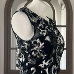 Badgley Mischka  Midnight Swirl Long Formal Dress, Black Silver Size 10 $850 Photo 7