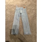 Levi's Wedgie Straight Women's Light Wash Distressed Size 28 Jeans Photo 10