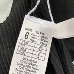 Seafolly High Rise Ribbed Black Bikini bottom Essentials 40609-640 Size 2 NWT Photo 8