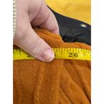 Talbots  Orange Cable Knit V Neck Cardigan Sweater Size XL  Long Line Wool Blend Photo 6