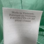 Everlane  Button Down Cotton Oversized Pinstripe Shirt Mint Green Size 6 Photo 6