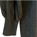 Exlura Women's Black Sweater Dress M Long Sleeve Bodycon High Neck Photo 11