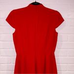 J.Crew NEW Elegant A-Line Red Dress with Bow Detail Photo 9