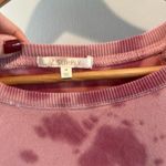 Z Supply Medium Tie Dye Pink/Magenta Crewneck Skimmer Pullover Top Photo 1