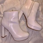 Dream Paris White Go-Go Booties Photo 0