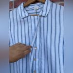 Poetry STRIPE BUTTON THROUGH SHIRT SIZE 8 Photo 3