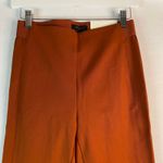 Ann Taylor Dress Pants High Rise Zipper Accents Copper Brown Petite Sz XSP NWT Photo 2