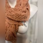 Charlotte Russe  Knit Infinity Scarf – Rust Brown Crochet Loop Scarf – Fall Winte Photo 2