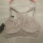 Laura Ashley ππ Lace Back Seamless Bralettes 2 Pack ~ Pink & Gray Small S NWT Photo 3