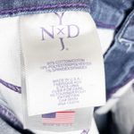 NYDJ Skinny Fit Blue Denim Jeans Snakeskin Fish Scale Print Women's Size 6 Photo 10