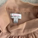 Sweet Pea NY&Co 🤎🤍 nude/pink chiffon top Photo 8