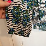 Tory Burch Evelina Cotton Blouse in Green Photo 4