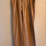 Abercrombie & Fitch Vegan Leather Straight Pants Photo 0