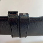 Corset Statement Leather Belt Black Silver‎ Photo 7