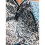 Vera Bradley  Teal Blue Quilted Backpack Purse Adjustable Straps Small Photo 7