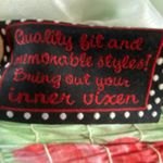 Voodoo Vixen Green & Red Floral Swing Dress Photo 9