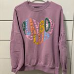 PacSun Playboy By  Purple Club Crew Neck Sweatshirt Photo 1