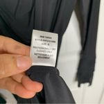 Haute Hippie  black silk long sleeves belted mini dress‎ size small Photo 6