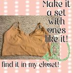 Aerie Gray Superchill Seamless Lace Trim Corset Tank Top Bralette - size XL Photo 5