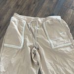 Nike Essential Woven High Rise Pants Womens Large Beige Baggy Joggers Size XXL Photo 8