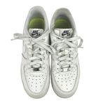 Nike  Air Force 1 White Low Top Lace Up Round Toe Walking Sneakers Shoes Size 8 Photo 2
